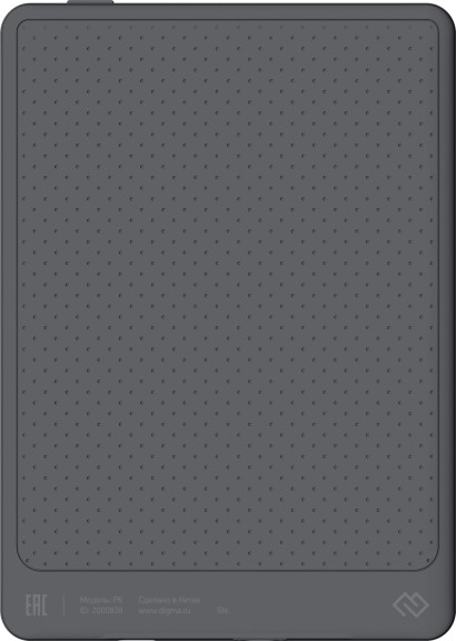 Анонс. Digma P6 - их первая читалка с цветными чернилами